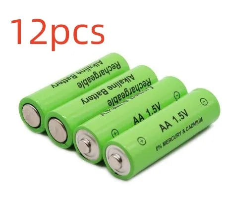 Industrial grade rechargeable alkaline AA battery with 3000mAh capacity