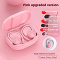 R200TWS sports Bluetooth headset ear-mounted plastic build with digital display in black colour