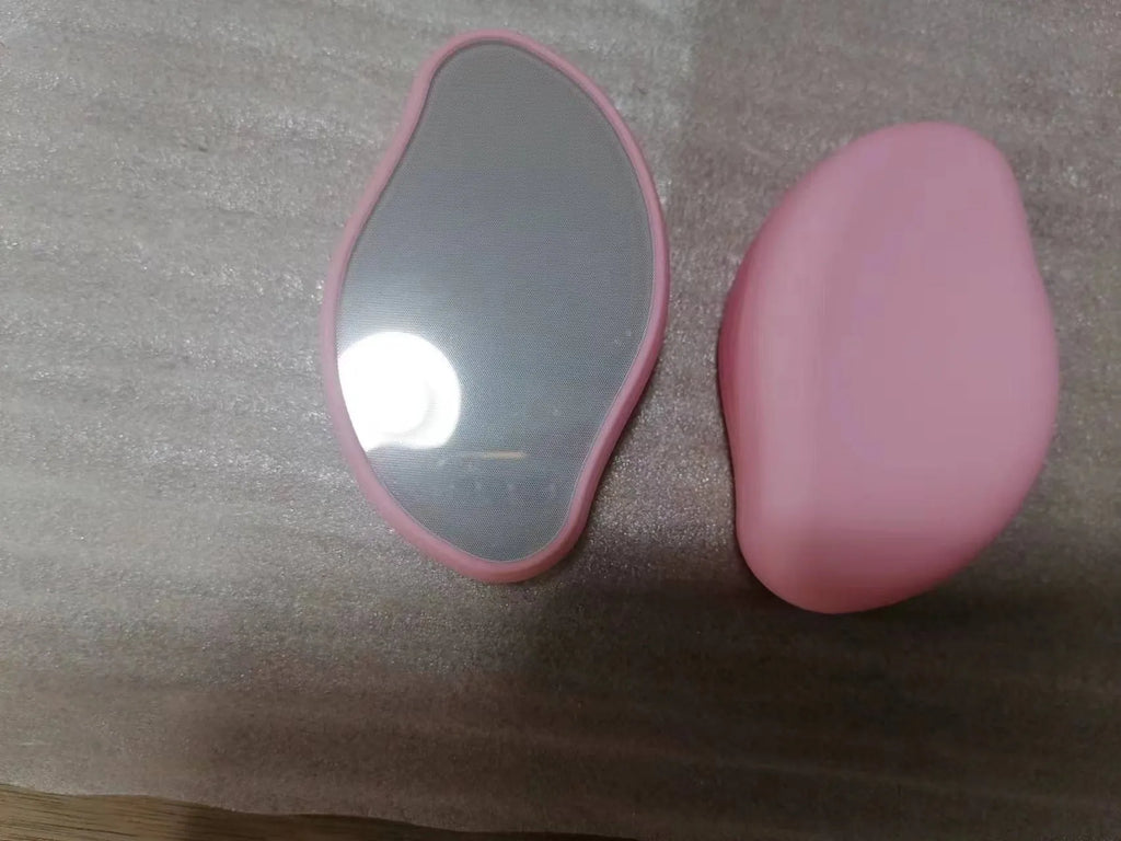 Manual glass epilator for hair removal and shaving in assorted colour options