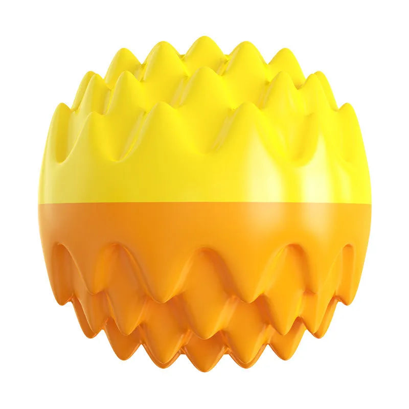 Plastic pet toys including food leakage bear, bulb tumbler cat toy, and educational puzzles in various colours