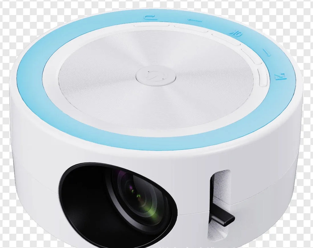 Home wired LED projector with same screen projection in portable 110x47mm design