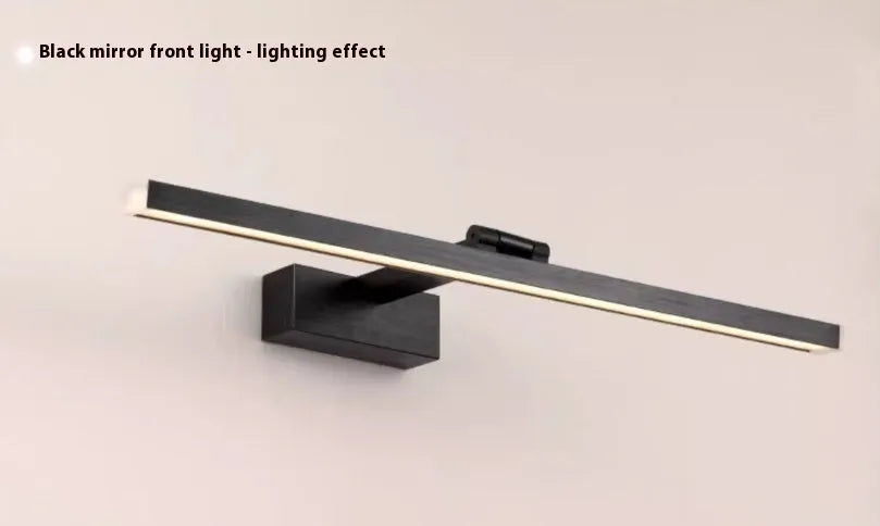 Front LED mirror cabinet lamp with aluminum alloy body in gold finish with white light 6000K, 40cm size