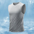 Men's loose fit bamboo fibre waistcoat in multiple colour options with straight hem design