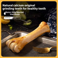 A high-calcium, gluten-free dental chew for puppies in Large, Medium, and Small sizes on a plain background.