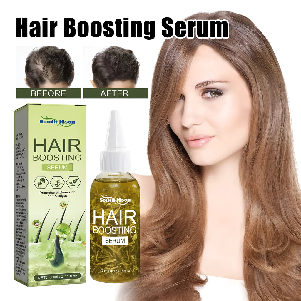 60ml bottle of anti-fall repair hair essential oil for dry hair tails and brittle hair.