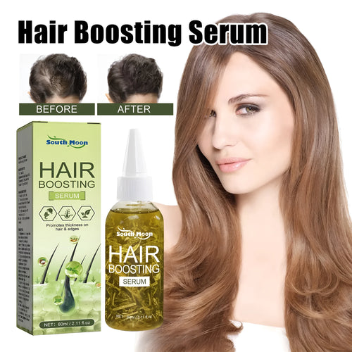 60ml bottle of anti-fall repair hair essential oil for dry hair tails and brittle hair.