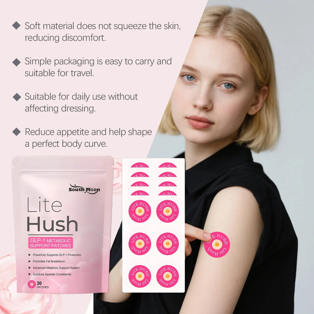 Pack of 30 body care adhesive patches for gentle daily nursing on universal skin type