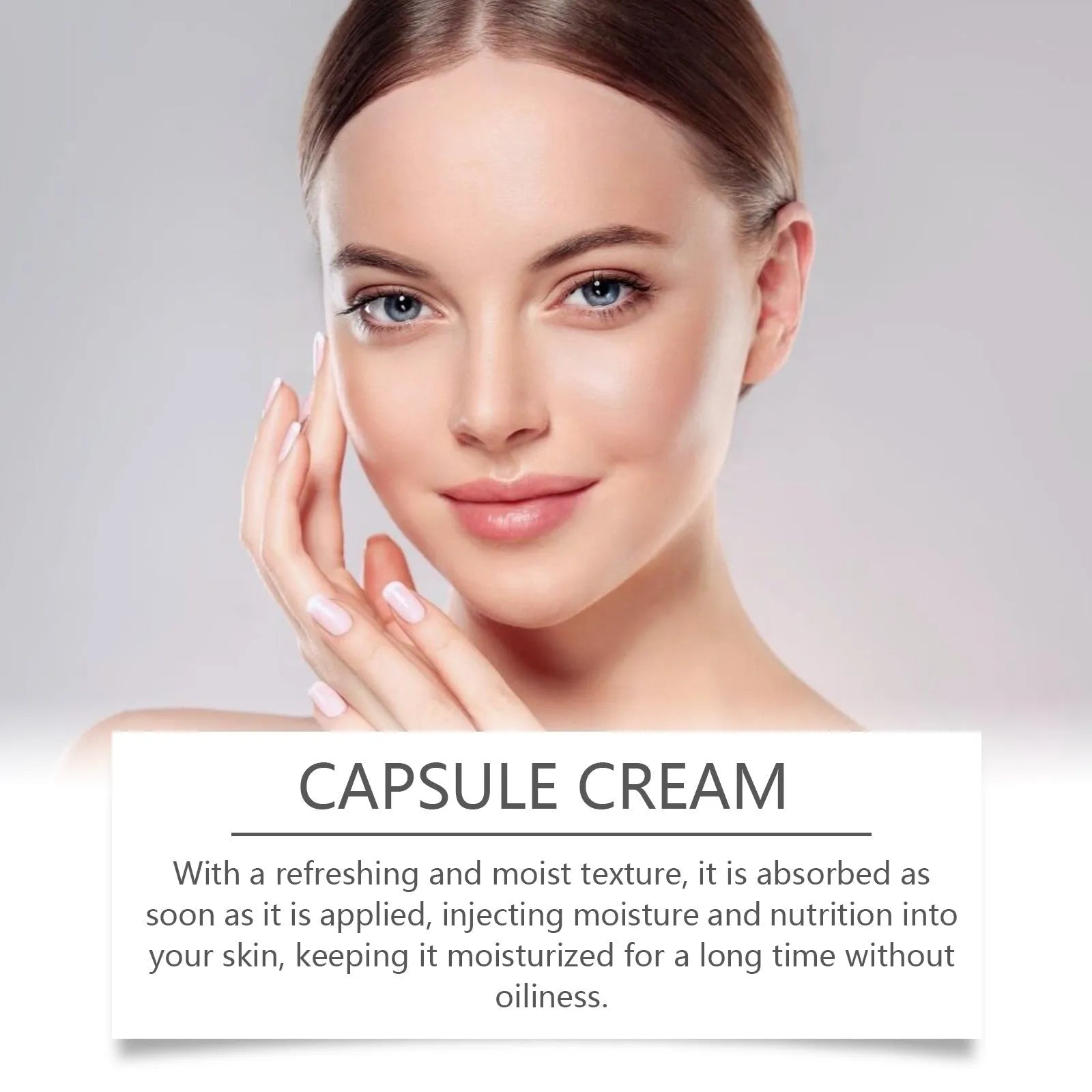 55g moisturising cream jar with nicotinamide and tranexamic acid gel formula