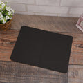 Pack of 100 blank A6 kraft paper folded cards in black, white, and natural brown colours
