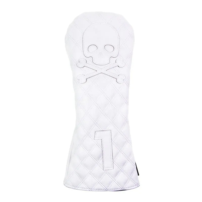 Black and white golf waterproof wooden pole protective cover made from PU material