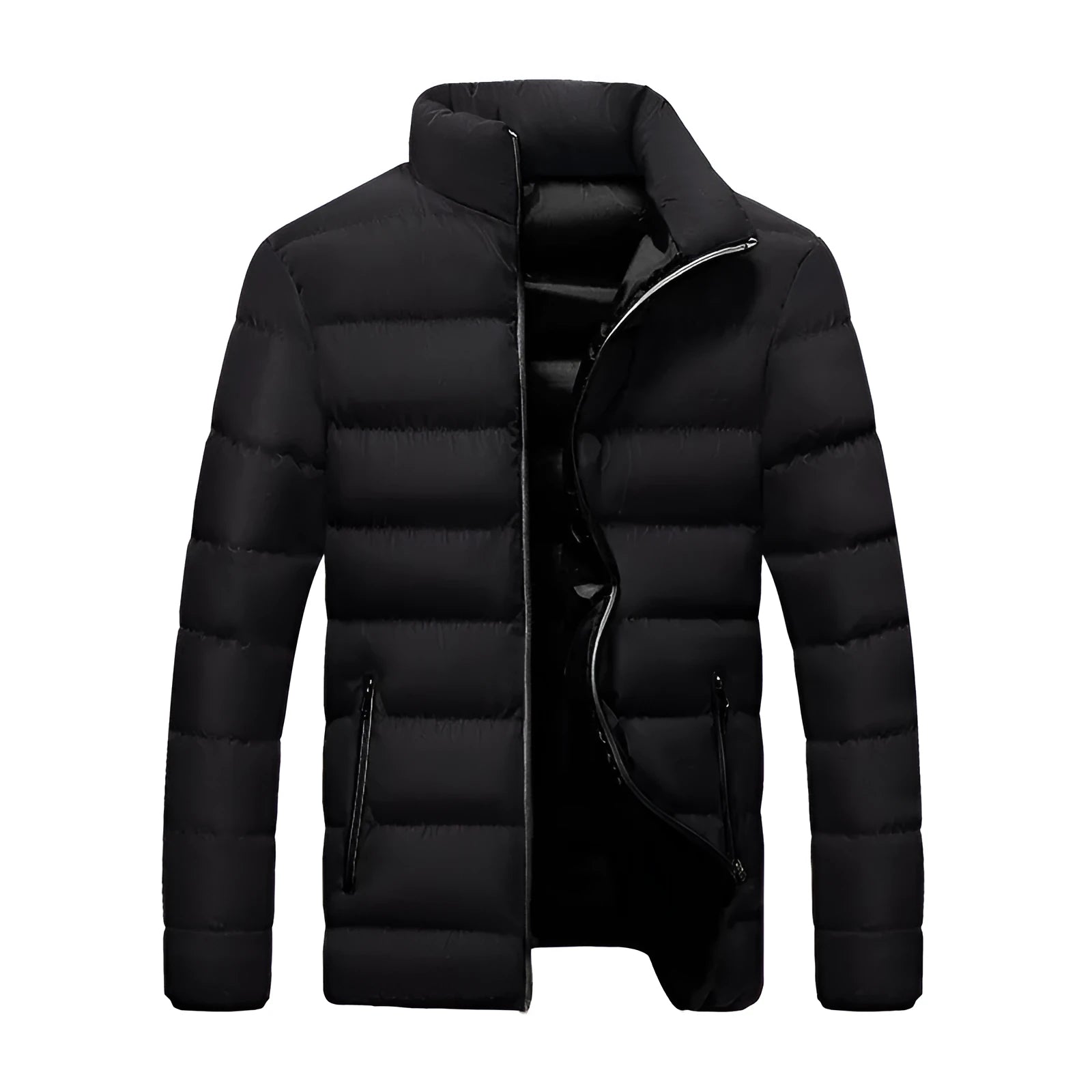 Men winter jacket slim fit thickened cotton breadwear coat, available in multiple sizes