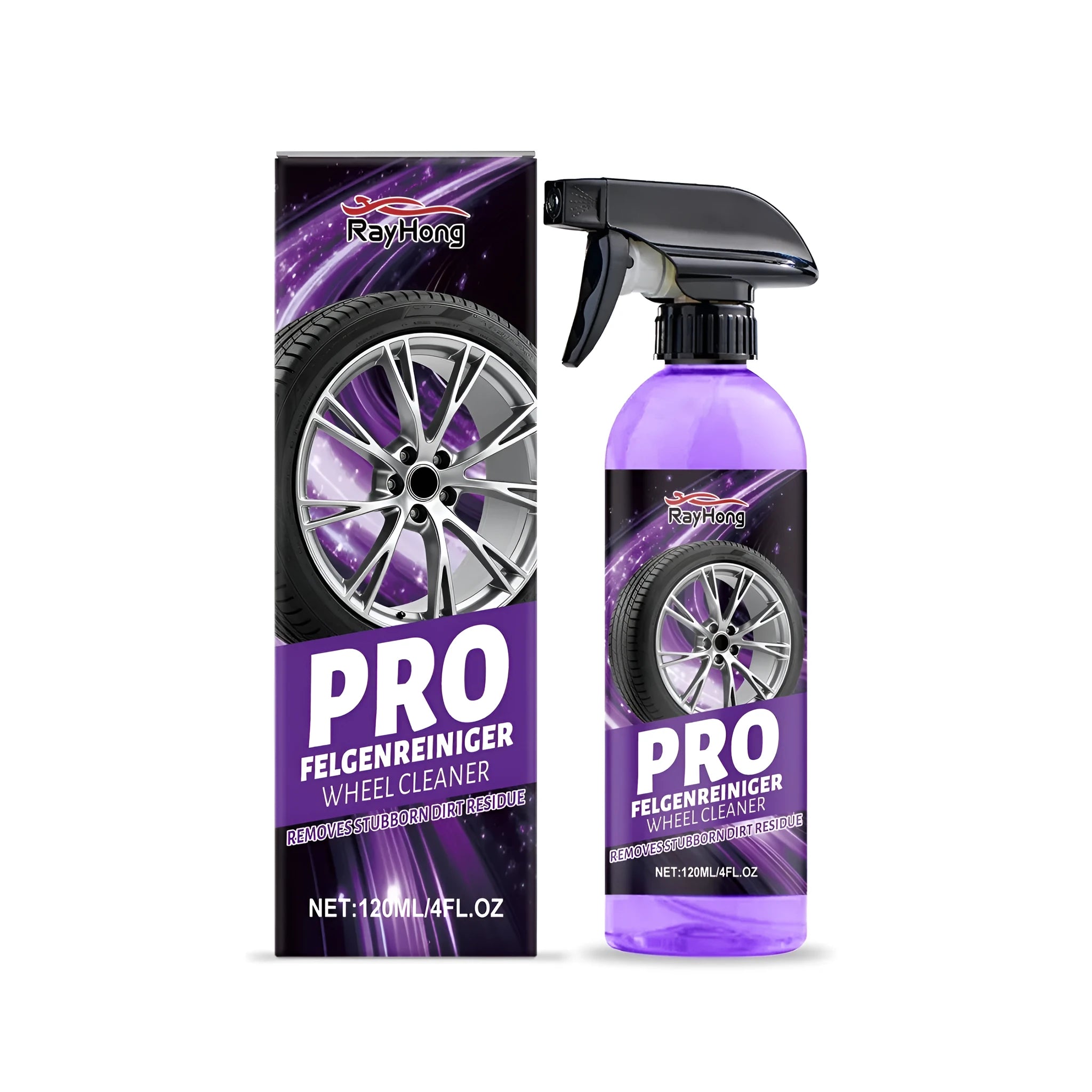 1-litre bottle of rim cleaner with trigger spray, ready to use on alloy wheels