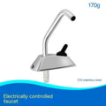 Electronic control RV rotating faucet with mirror-polished 316 stainless steel construction