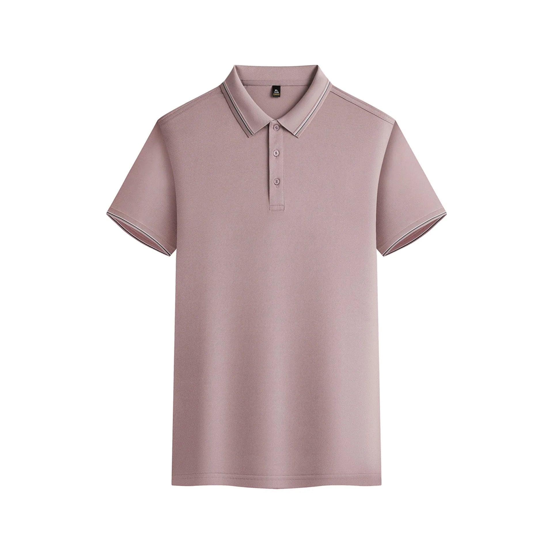 Short-sleeve polo shirt in polyester fibre available in multiple solid colours