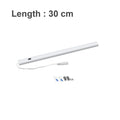 Slim aluminium profile LED strip bar light for cabinet and shelf illumination.