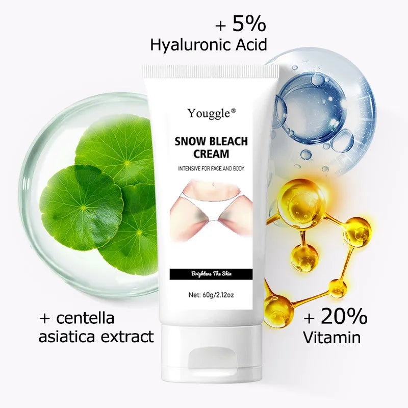 Undream Strong Whitening Body Care Cream 60g jar for face and body with skin lightening formulation