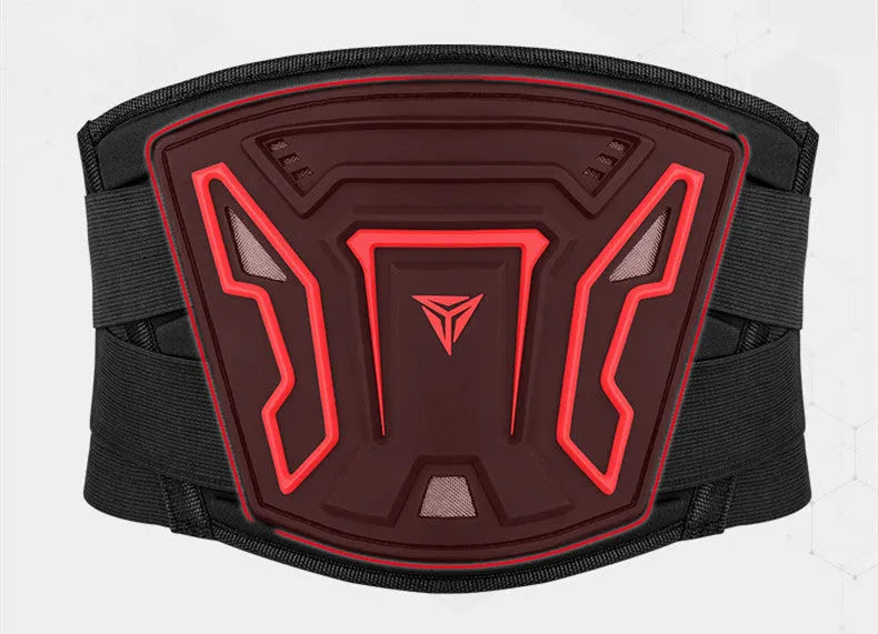 MDL1028 motorcycle waist supporter in black or red colour, sizes M L XL