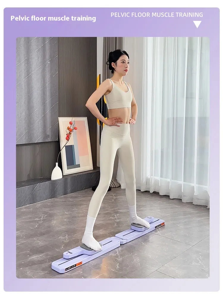 Purple multifunctional split supine board skiing machine integrated home fitness equipment