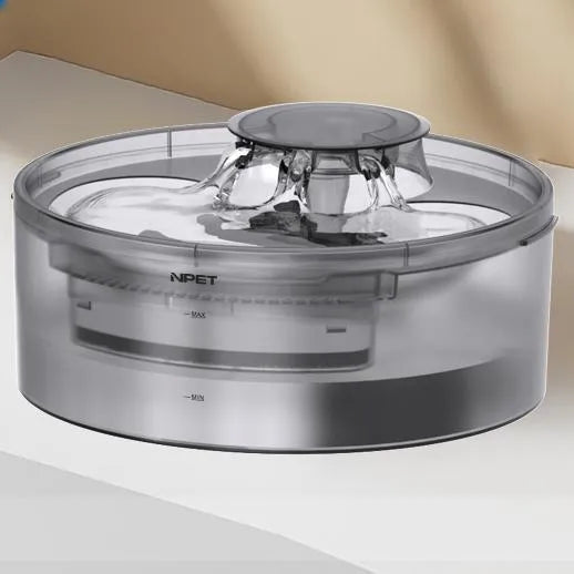 Automatic pet water dispenser with circulation system and filter cartridges