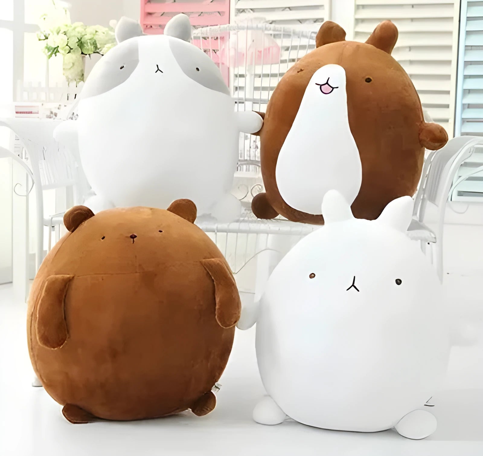 Super soft short plush bear stuffed toy in brown colour, 25cm size, filled with PP cotton