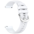 Jiaming watch silicone sports strap in glossy finish showing colour and width options