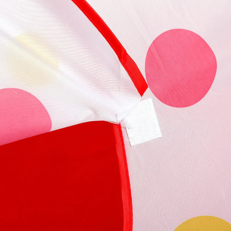 Baby tent crawling play house in red cloth for intellectual development and interactive play