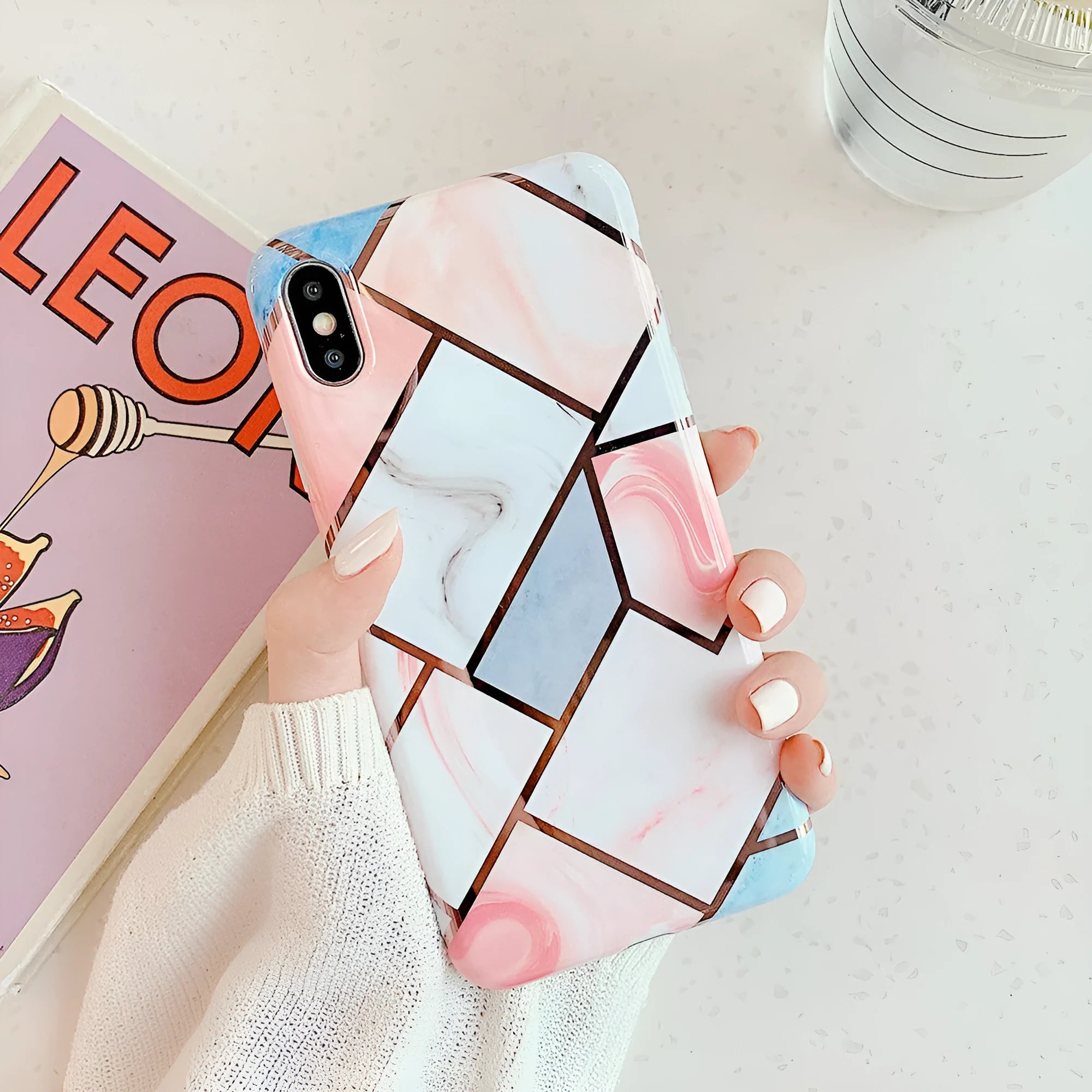 Silicone mobile phone case in Style C for various Apple iPhone models including iPhone 11 and iPhone X.