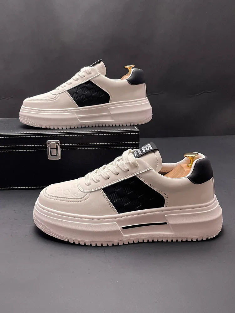 White green and white black cloth upper casual shoes with rubber foam soles in multiple sizes