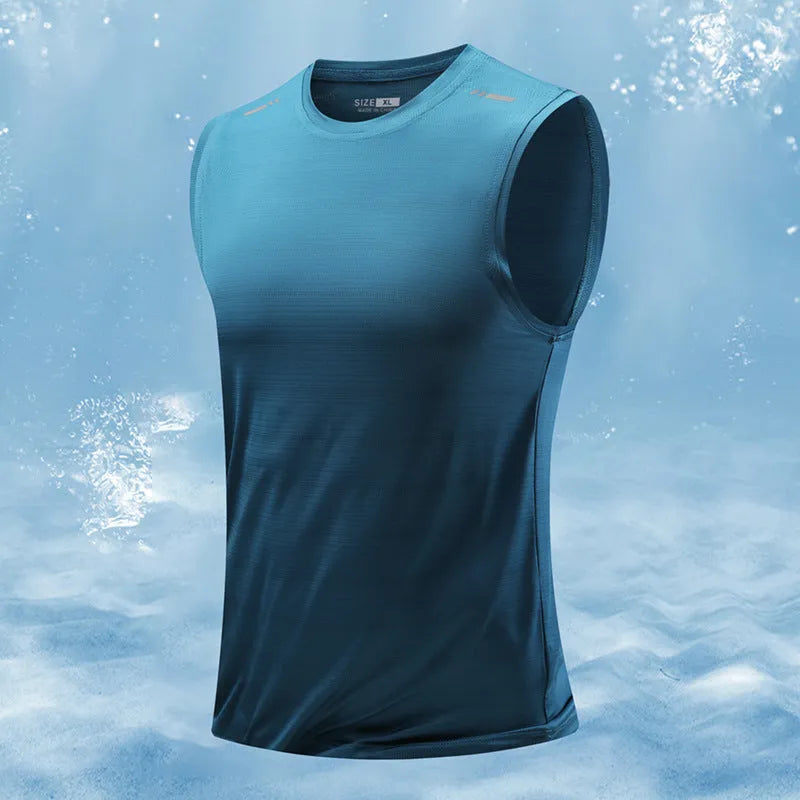 Men's loose fit bamboo fibre waistcoat in multiple colour options with straight hem design