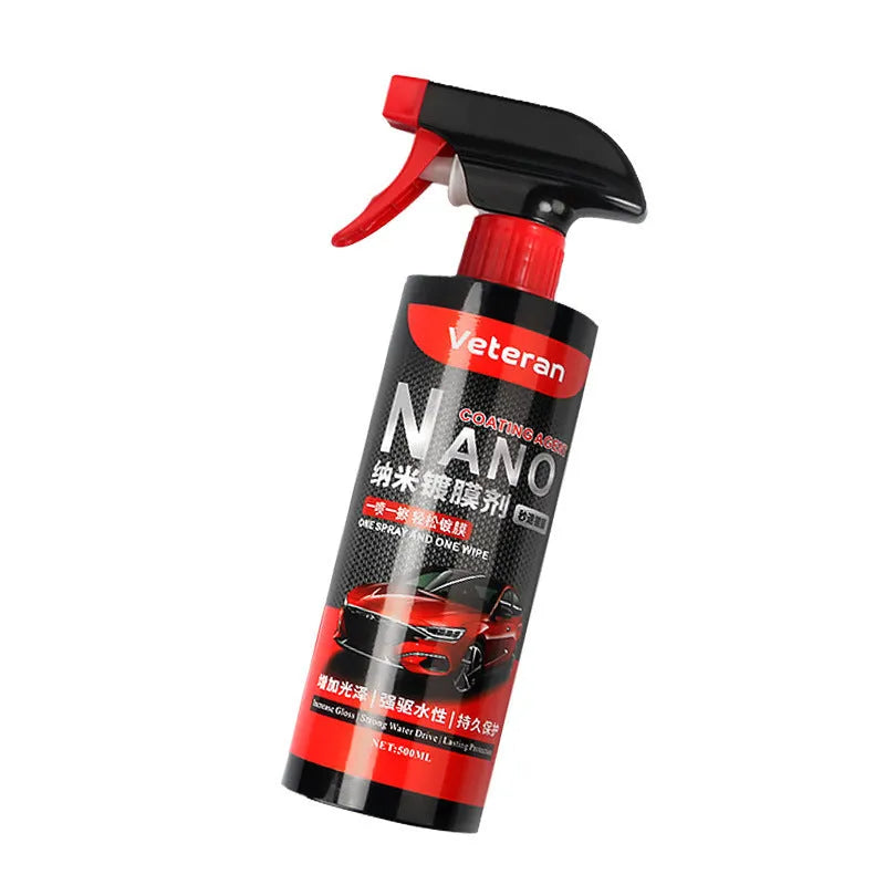 Automotive coating agent spray bottle in 250ml or 500ml size for vehicle maintenance