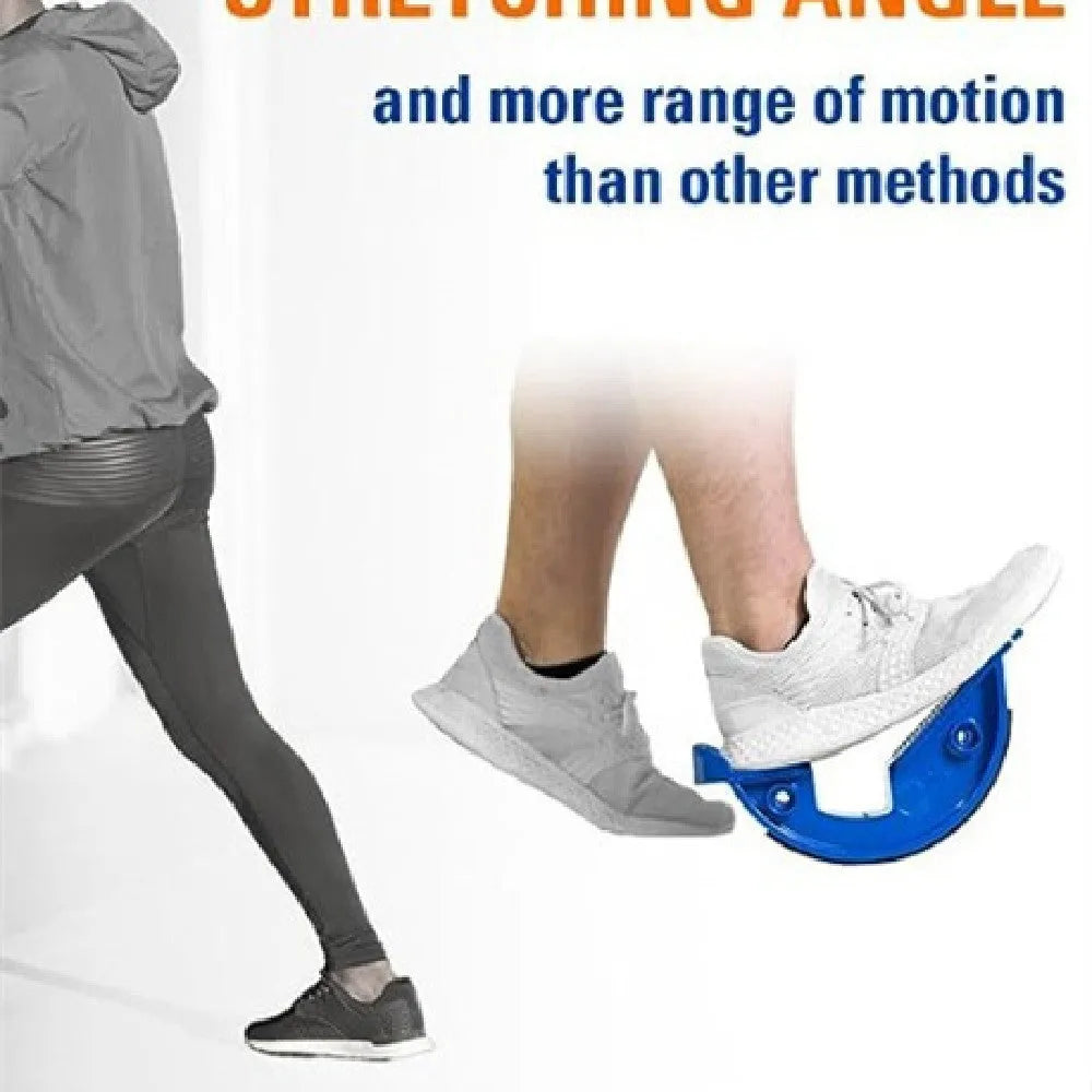 Treasure blue ABS lower leg stretcher with diagonal pedal and tension plate mechanism