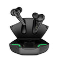 Wireless Bluetooth in-ear sports earphones in black colour with voice control function
