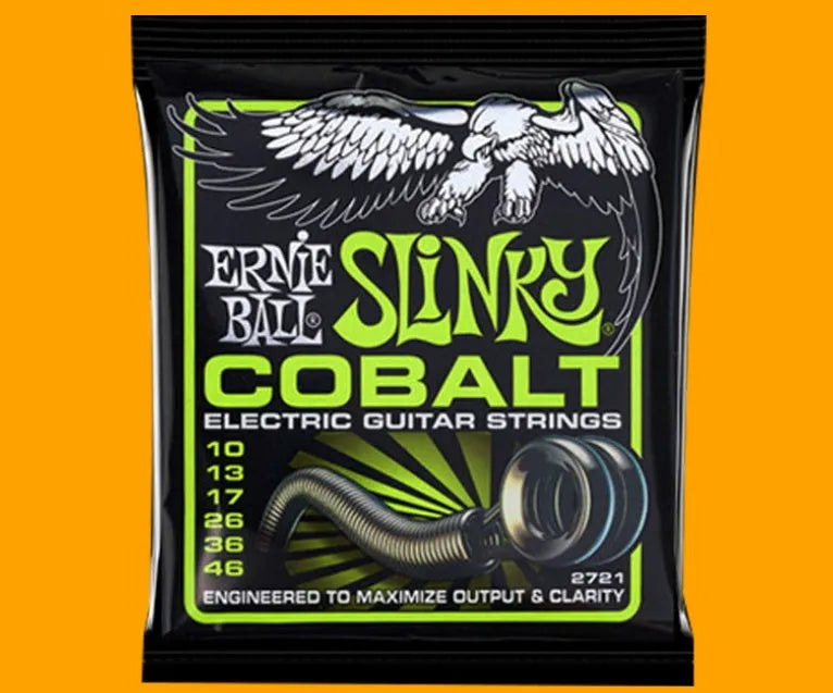 Set of nickel-plated alloy electric bass guitar strings for rock and metal music.
