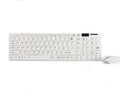 HK-06 wireless keyboard and mouse set in black or white with 2.4GHz USB receiver, 10m range and optical 1200 DPI mouse