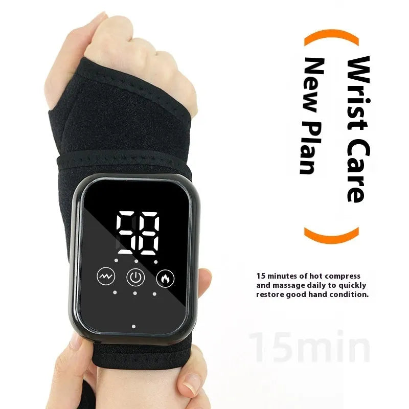 Electric heating ankle sleeve in black or grey with 8W thermal output