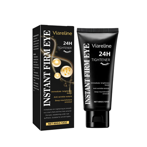 60g container of anti-wrinkle eye cream with hyaluronic acid and collagen.