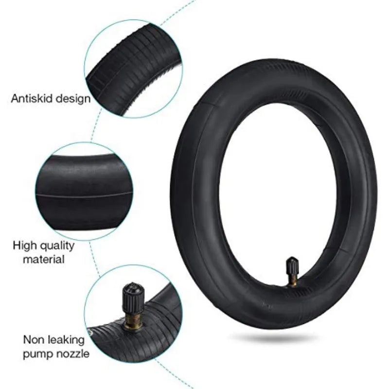 Black 8.5 inch pneumatic inner tube for electric scooter M365 series
