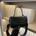 Women's one-shoulder crossbody bag in PU with sandwich pocket, available in five colours including black and khaki