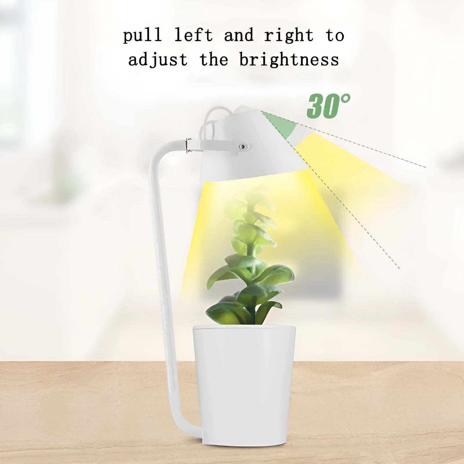 White plastic desktop hydroponic growing system for soilless indoor plant cultivation.