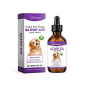 60ml dog sleep drops bottle with natural mint extract formula for nighttime canine calm