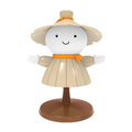 Dimmable rechargeable cartoon scarecrow small night lamp in three colours
