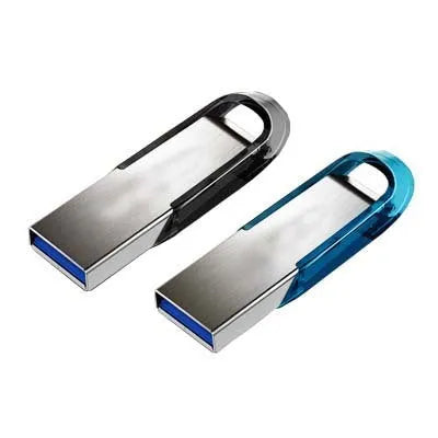 Black plastic USB flash drive with a rotating cap, shown in sizes from 4GB to 128GB capacity.