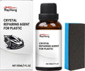 Plastic Refurbished Coating 30ml Renovation Liquid with Blue Square Sponge for Restoring Car Interior Trim, Dashboard, Bumper, and Exterior Trim Colour