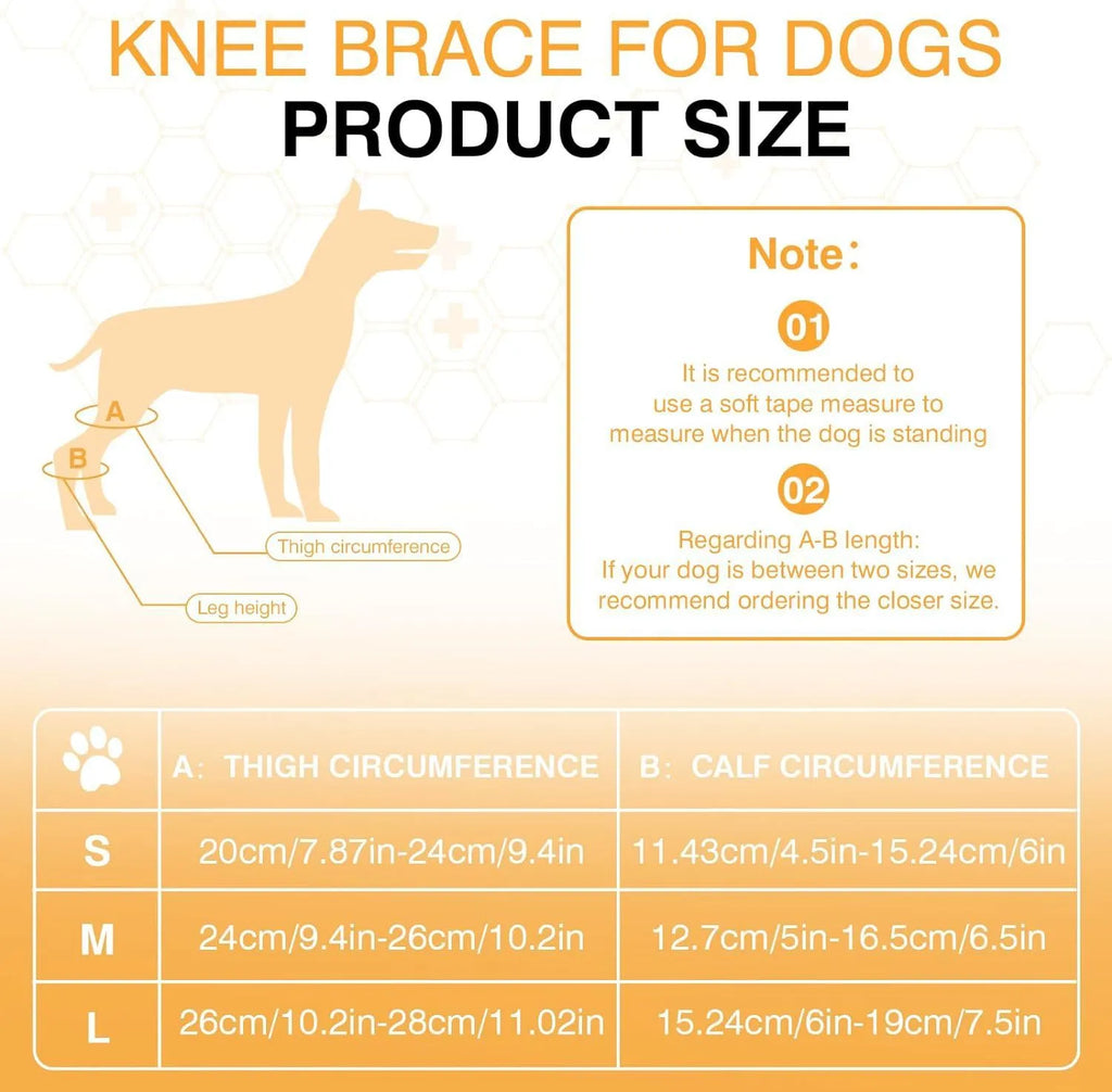 Dog leg protector knee brace with auxiliary belt for joint protection in small medium and large sizes