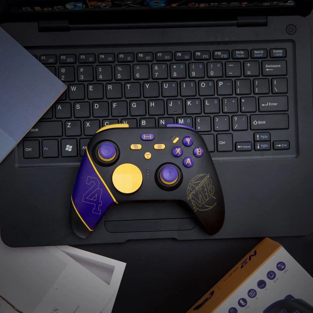 Wireless game controller handle for Xbox One XS X PC PS3 with vibration ABS 18.2 cm black colour