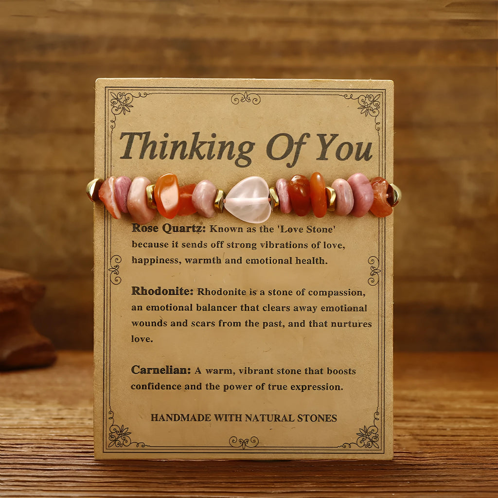 Handmade geometric stone beaded bracelet for women showing textured beads and contemporary design