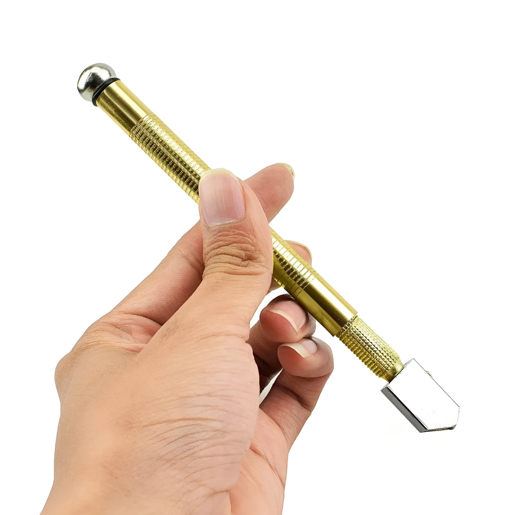 Metal glass cutter tool with tungsten carbide wheel blade for 5-12mm thick glass cutting