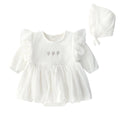 Baby girl fluffy princess dress in cotton fabric, pink red white colours, 59-80cm sizes