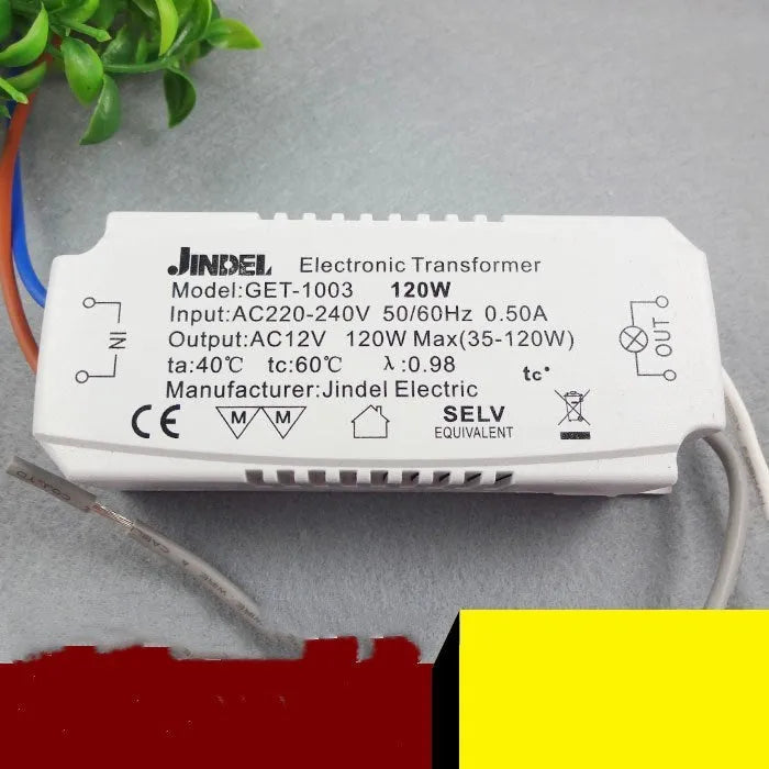 White quartz lamp electronic transformer dry type cooling, multiple wattage options compact size