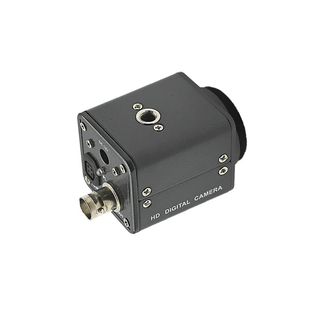 HC-109 mini mechanical industrial surveillance camera with metal housing and gun camera style design